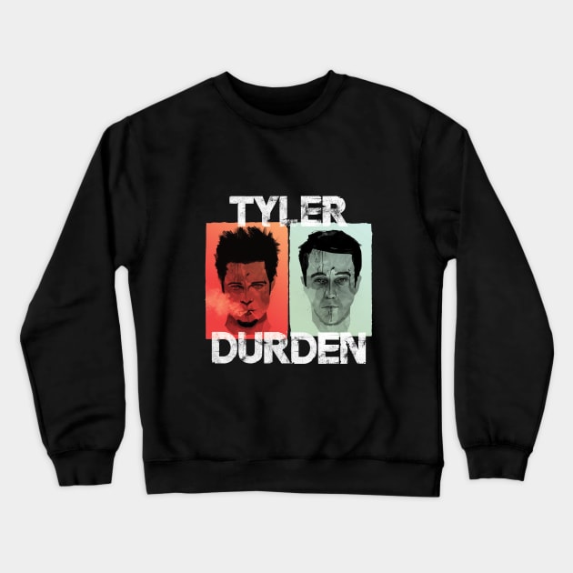 Tyler and Durden Crewneck Sweatshirt by Clathrus